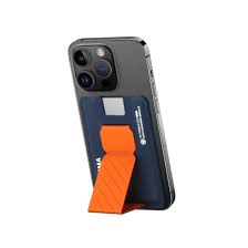 Skinarma Magnetic Card Holder With Grip Stand Kado Blue Orange Skinarma Magnetic Card Holder With Grip Stand Kado Blue Orange